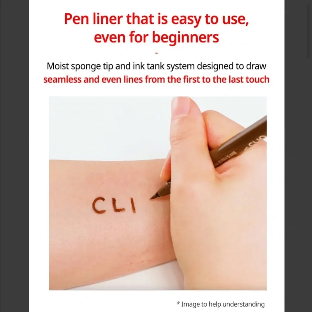 Clio Superproof Pen Liner Kill Brown shade 02 Brown NEW